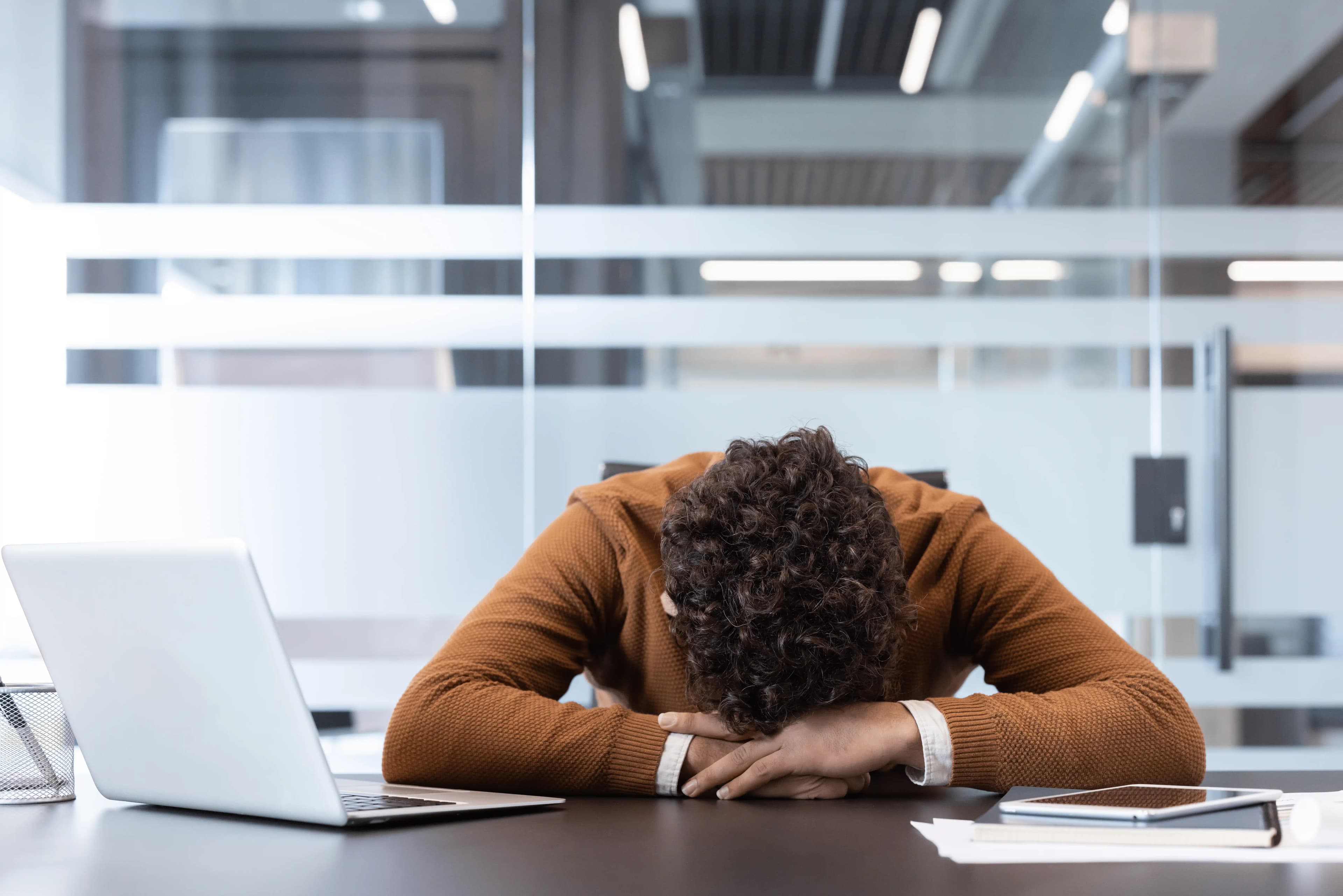 High-performing executive processing severe burnout